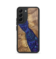 Galaxy S22 Wood+Resin Phone Case - Ronnie (Purple, 700086)