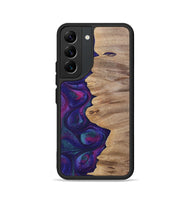 Galaxy S22 Wood+Resin Phone Case - Lucille (Purple, 700089)