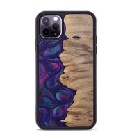 iPhone 11 Pro Max Wood+Resin Phone Case - Lucille (Purple, 700089)