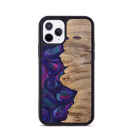 iPhone 11 Pro Wood+Resin Phone Case - Lucille (Purple, 700089)