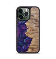 iPhone 13 Pro Wood+Resin Phone Case - Lucille (Purple, 700089)