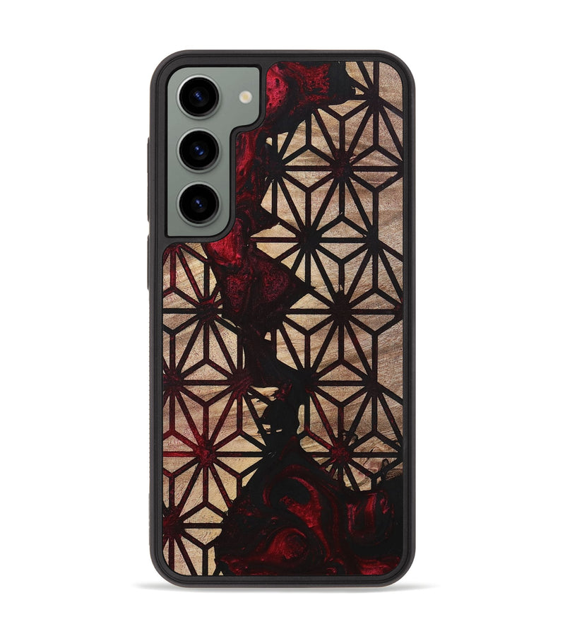 Galaxy S23 Plus Wood+Resin Phone Case - Daphne (Pattern, 700091)