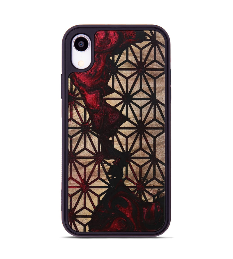 iPhone Xr Wood+Resin Phone Case - Daphne (Pattern, 700091)
