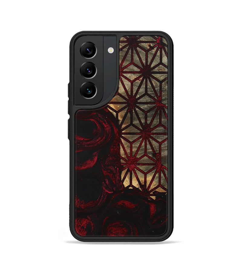 Galaxy S22 Wood+Resin Phone Case - Elaina (Pattern, 700094)