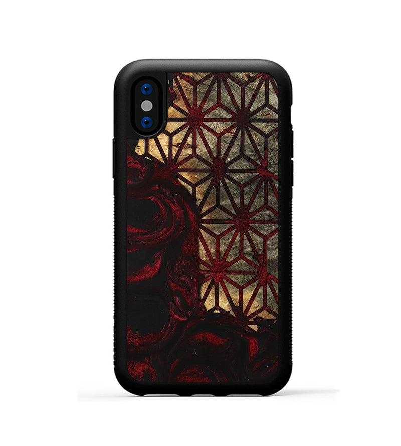 iPhone Xs Wood+Resin Phone Case - Elaina (Pattern, 700094)