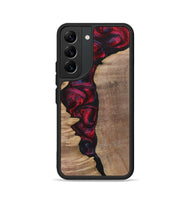 Galaxy S22 Wood+Resin Phone Case - Craig (Red, 700103)