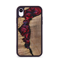 iPhone Xr Wood+Resin Phone Case - Craig (Red, 700103)