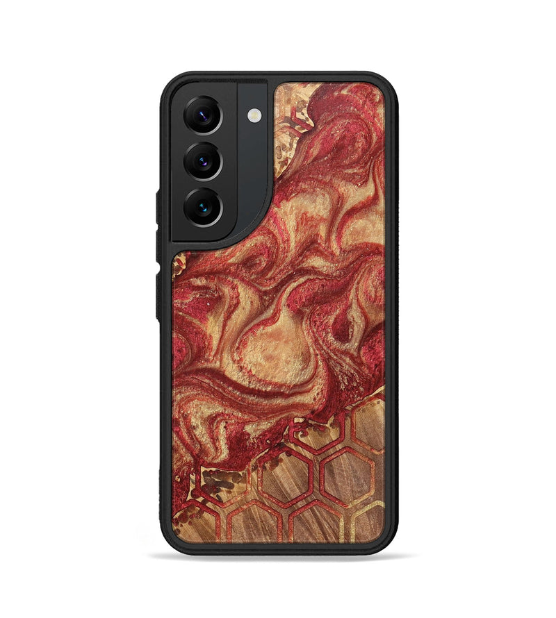 Galaxy S22 Wood+Resin Phone Case - Giovanni (Pattern, 700139)