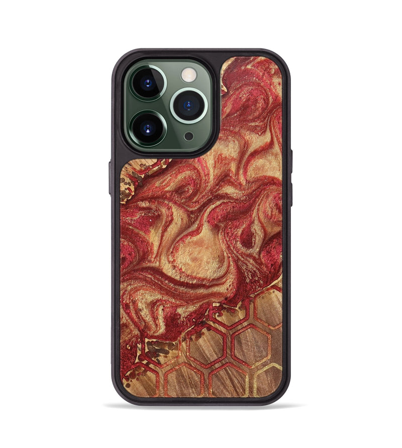 iPhone 13 Pro Wood+Resin Phone Case - Giovanni (Pattern, 700139)