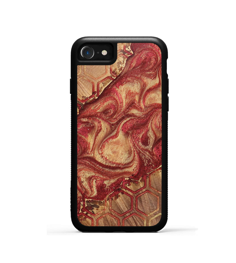 iPhone SE Wood+Resin Phone Case - Giovanni (Pattern, 700139)