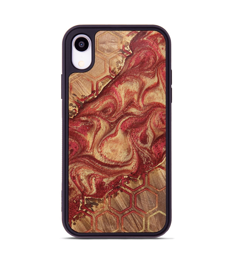 iPhone Xr Wood+Resin Phone Case - Giovanni (Pattern, 700139)