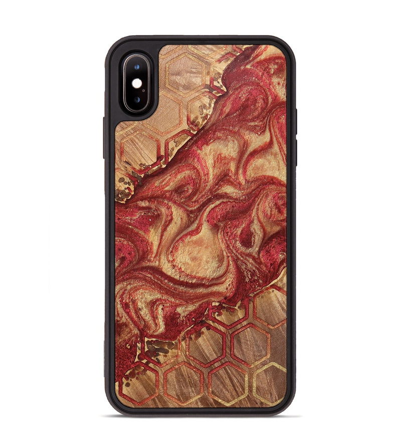 iPhone Xs Max Wood+Resin Phone Case - Giovanni (Pattern, 700139)