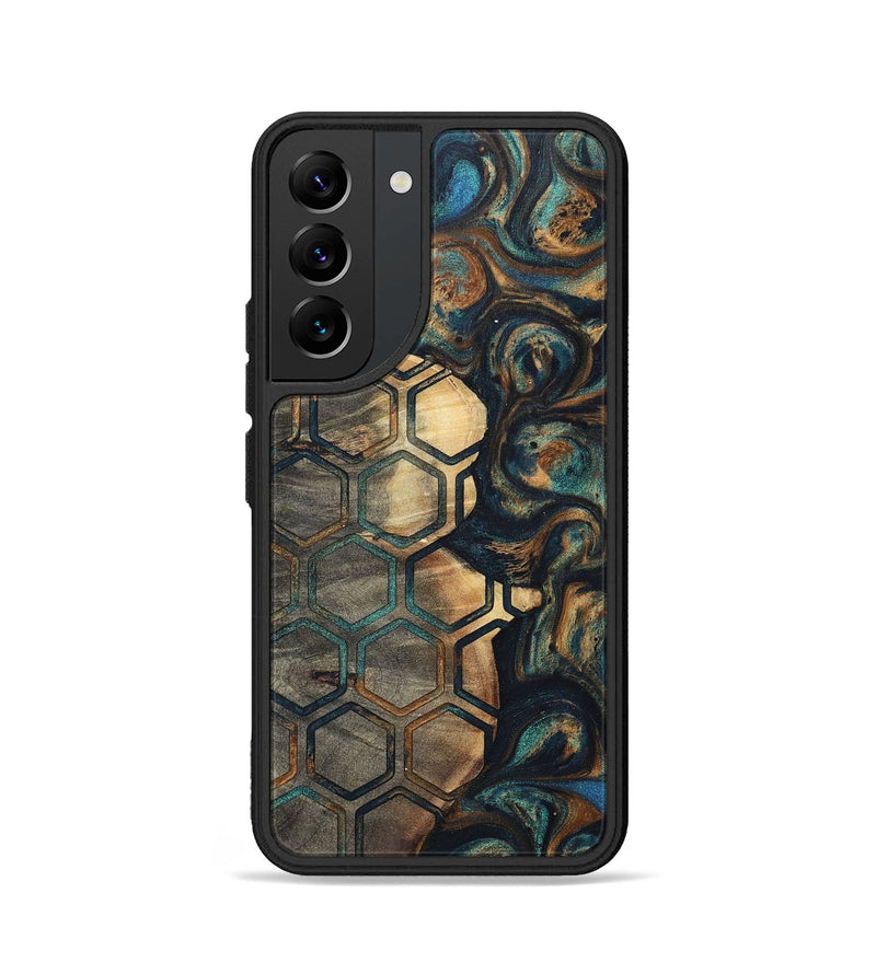 Galaxy S22 Wood+Resin Phone Case - Kyle (Pattern, 700140)