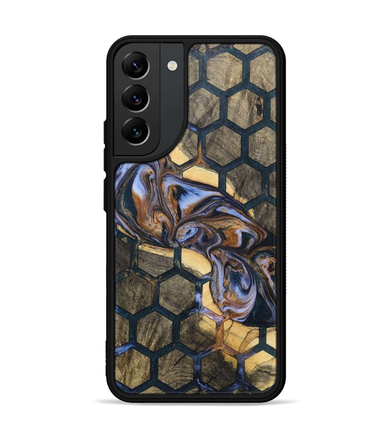 Galaxy S22 Plus Wood+Resin Phone Case - Valeria (Pattern, 700144)