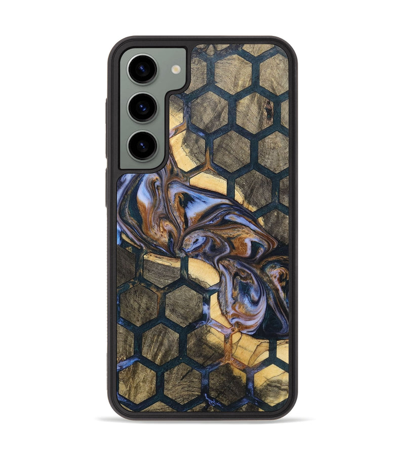 Galaxy S23 Plus Wood+Resin Phone Case - Valeria (Pattern, 700144)