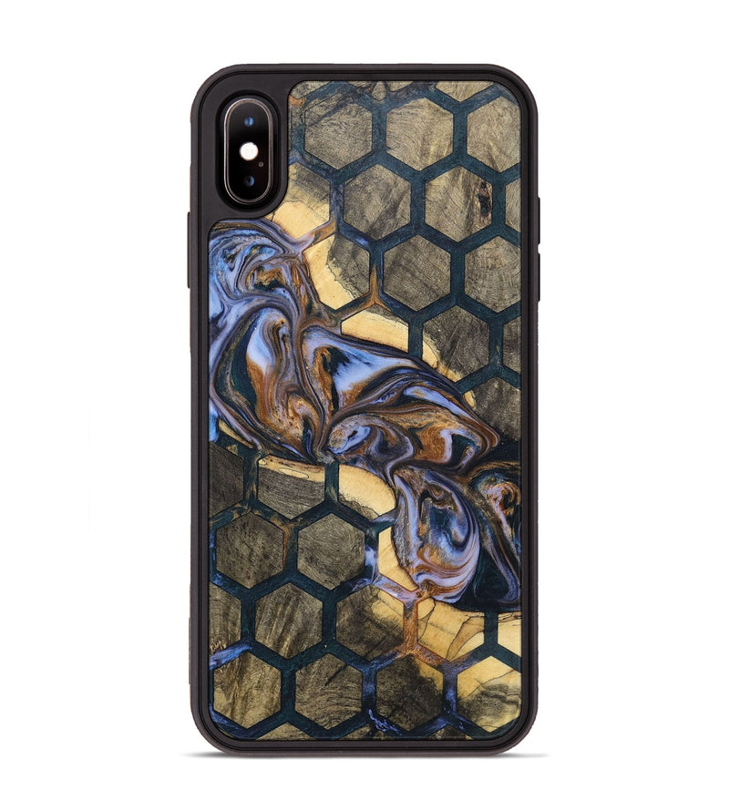 iPhone Xs Max Wood+Resin Phone Case - Valeria (Pattern, 700144)