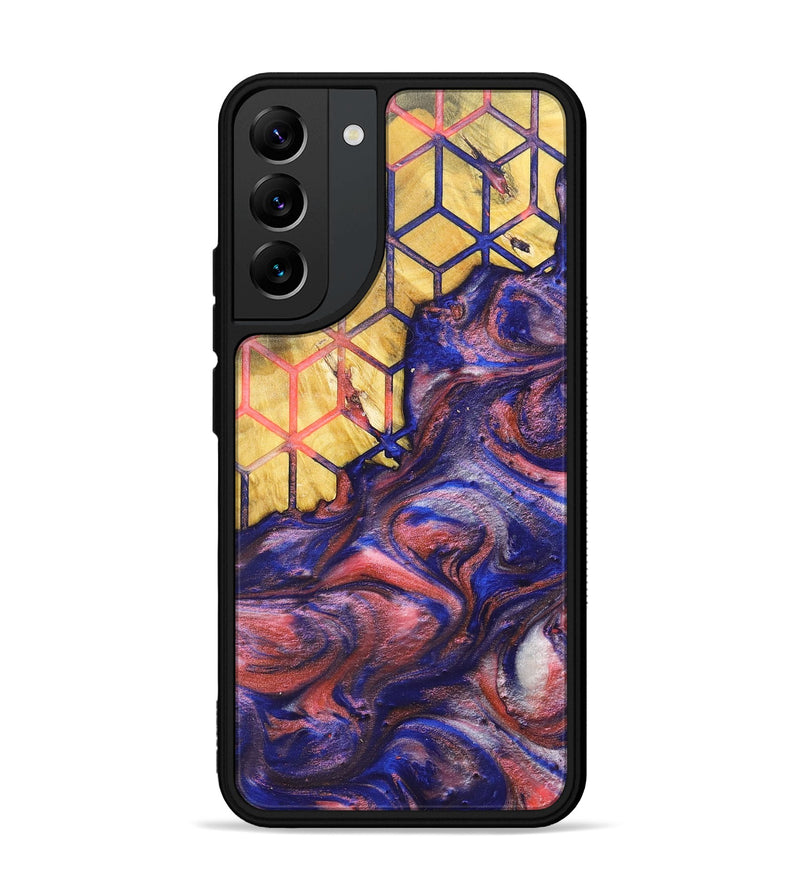 Galaxy S22 Plus Wood+Resin Phone Case - Nathan (Pattern, 700145)