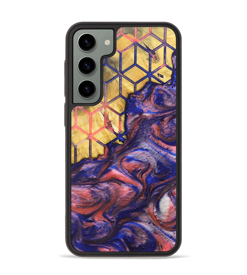 Galaxy S23 Plus Wood+Resin Phone Case - Nathan (Pattern, 700145)