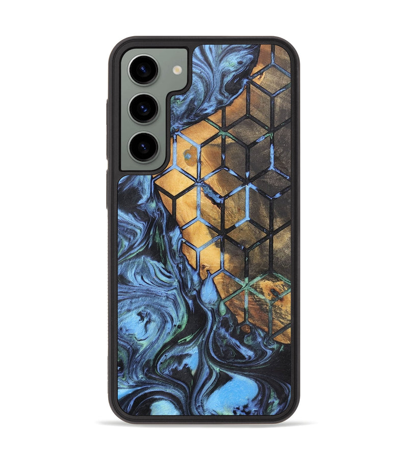 Galaxy S23 Plus Wood+Resin Phone Case - Jesse (Pattern, 700146)