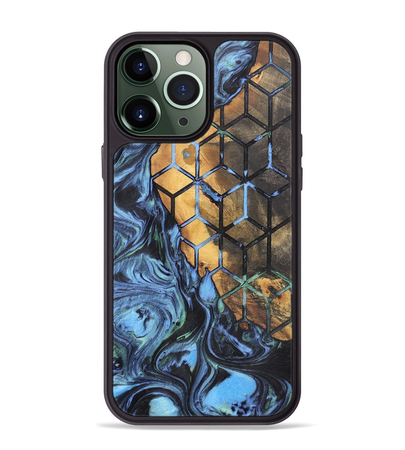 iPhone 13 Pro Max Wood+Resin Phone Case - Jesse (Pattern, 700146)