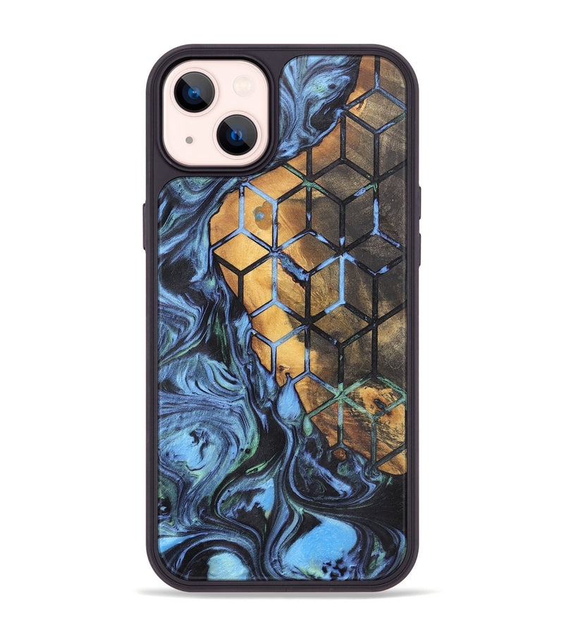 iPhone 14 Plus Wood+Resin Phone Case - Jesse (Pattern, 700146)