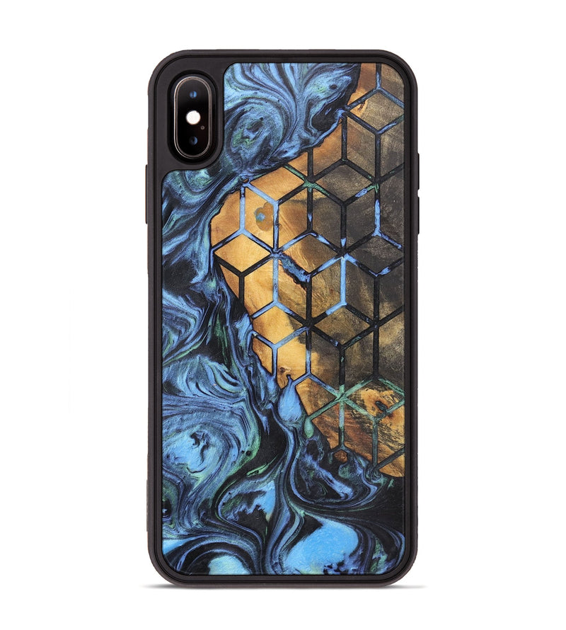 iPhone Xs Max Wood+Resin Phone Case - Jesse (Pattern, 700146)