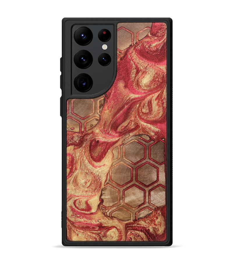 Galaxy S22 Ultra Wood+Resin Phone Case - Aria (Pattern, 700148)