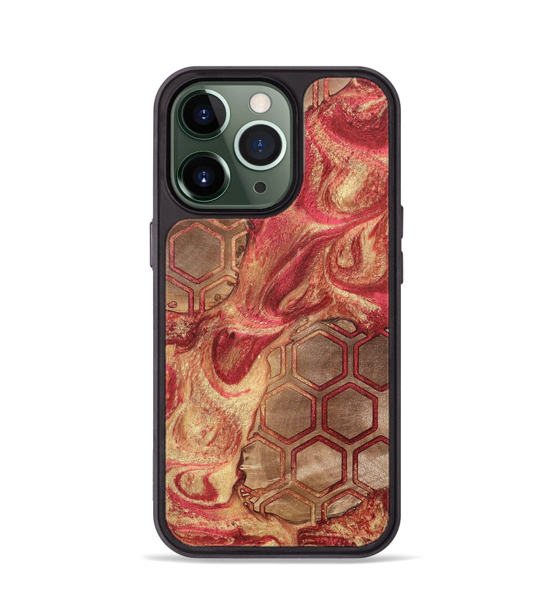 iPhone 13 Pro Wood+Resin Phone Case - Aria (Pattern, 700148)