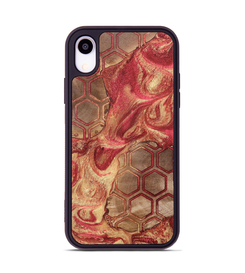 iPhone Xr Wood+Resin Phone Case - Aria (Pattern, 700148)