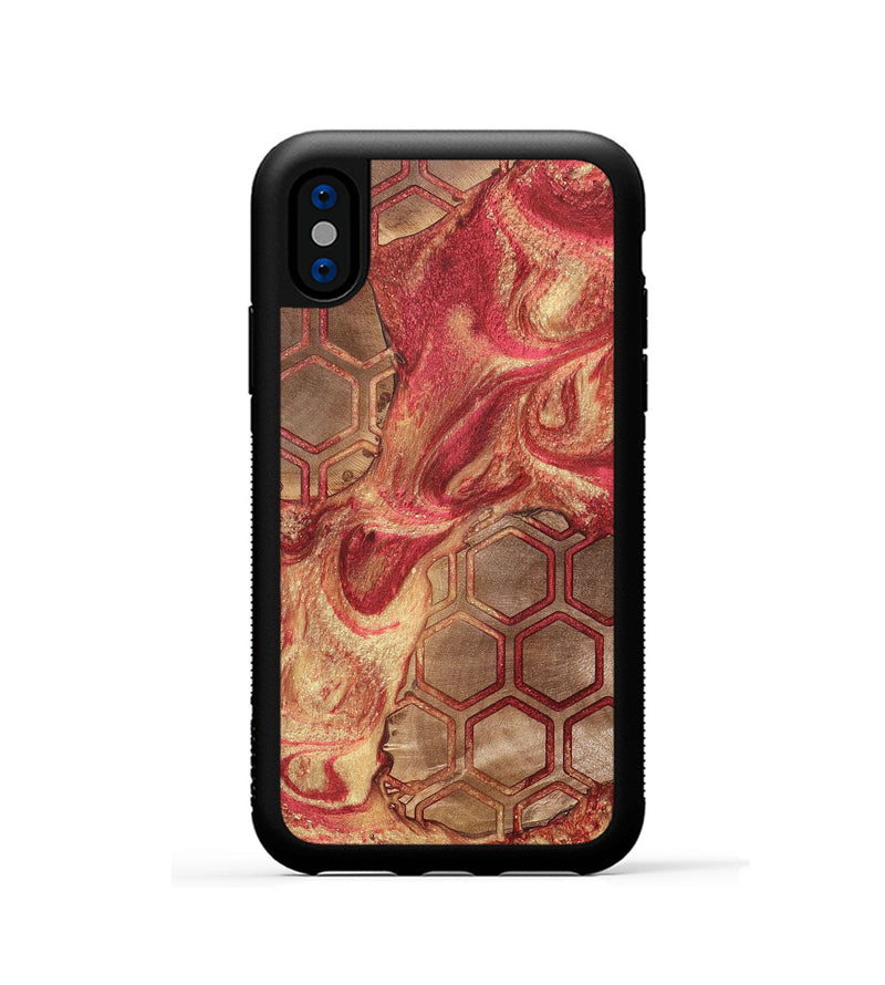 iPhone Xs Wood+Resin Phone Case - Aria (Pattern, 700148)