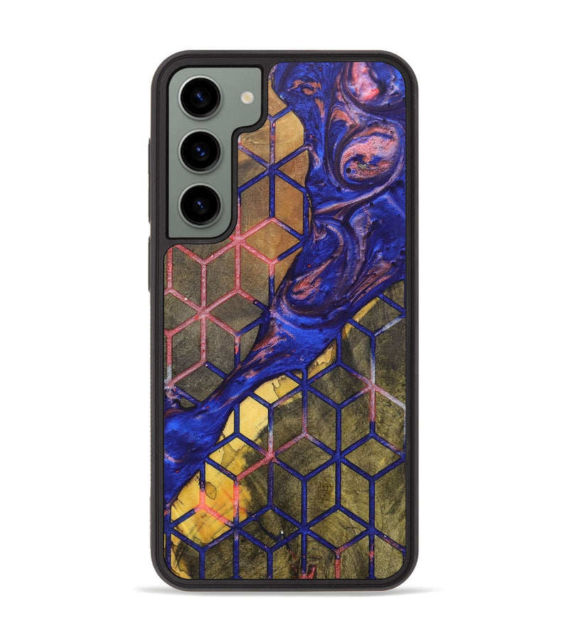 Galaxy S23 Plus Wood+Resin Phone Case - Kenneth (Pattern, 700151)