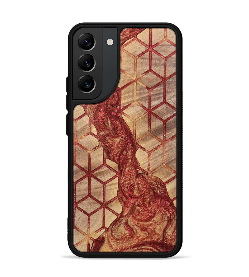 Galaxy S22 Plus Wood+Resin Phone Case - Cathleen (Pattern, 700161)