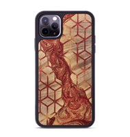 iPhone 11 Pro Max Wood+Resin Phone Case - Cathleen (Pattern, 700161)