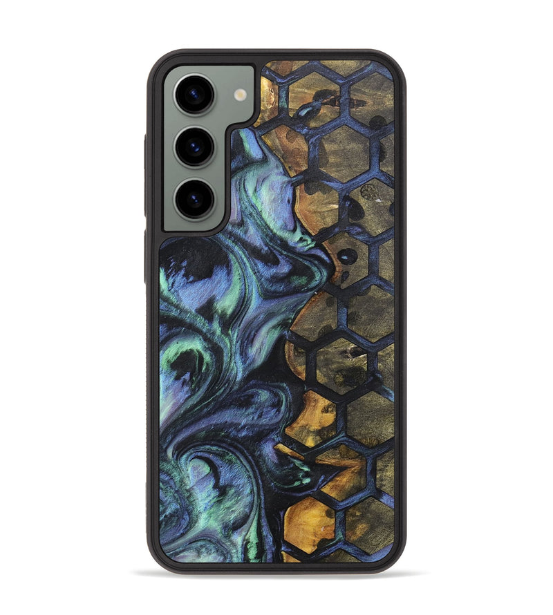 Galaxy S23 Plus Wood+Resin Phone Case - Edmund (Pattern, 700163)