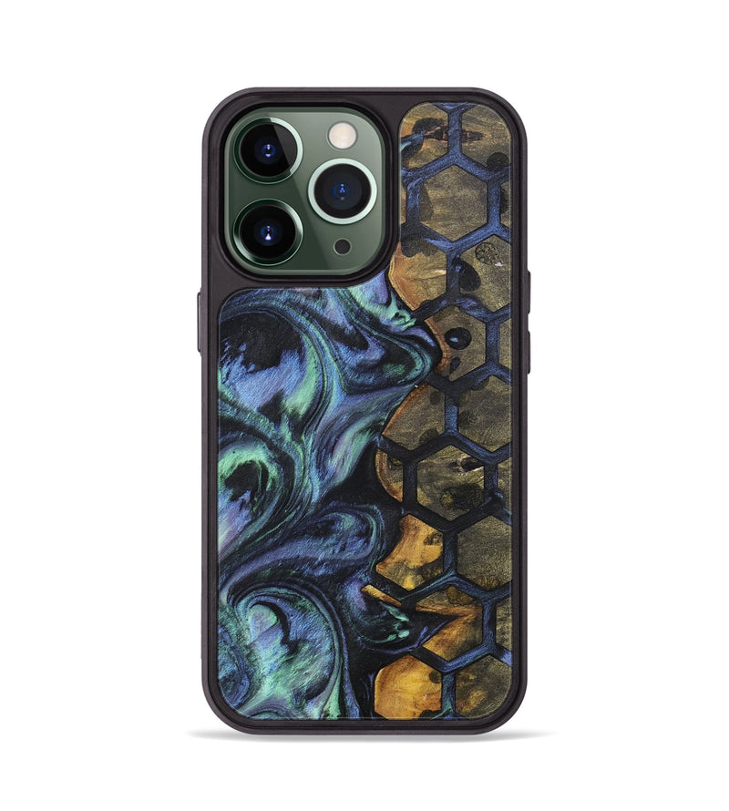 iPhone 13 Pro Wood+Resin Phone Case - Edmund (Pattern, 700163)