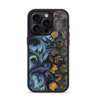 iPhone 15 Pro Wood+Resin Phone Case - Edmund (Pattern, 700163)