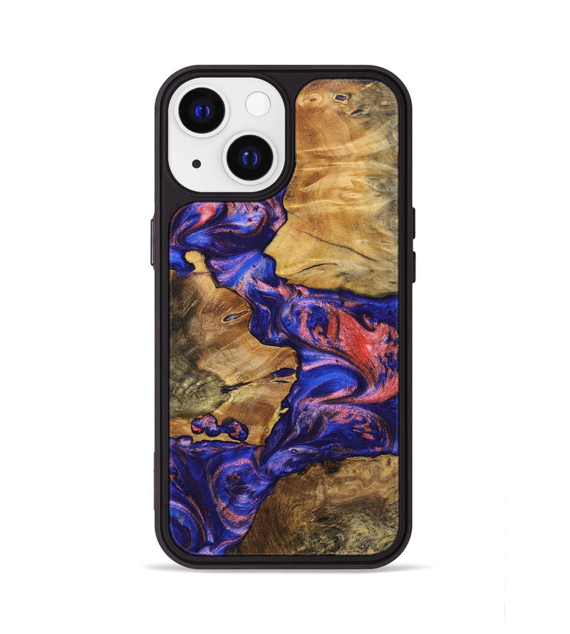 iPhone 13 Wood+Resin Phone Case - Catina (Mosaic, 700165)
