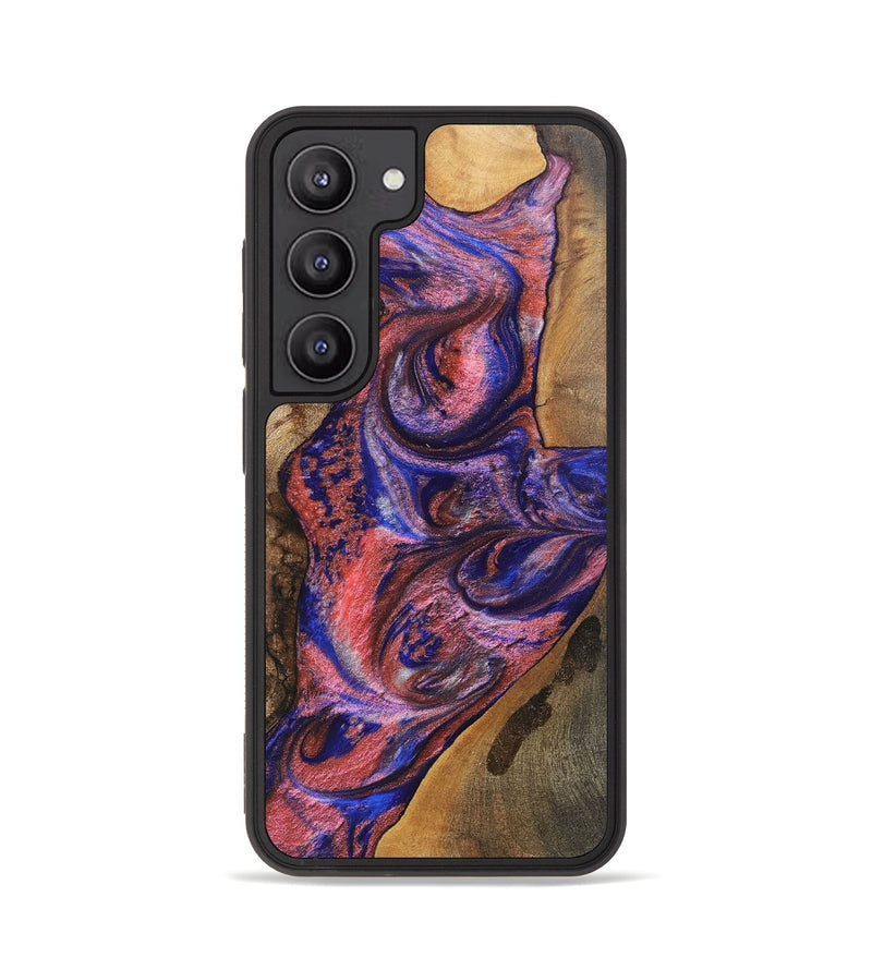 Galaxy S23 Wood+Resin Phone Case - Lynette (Mosaic, 700168)
