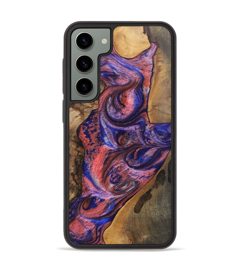 Galaxy S23 Plus Wood+Resin Phone Case - Lynette (Mosaic, 700168)