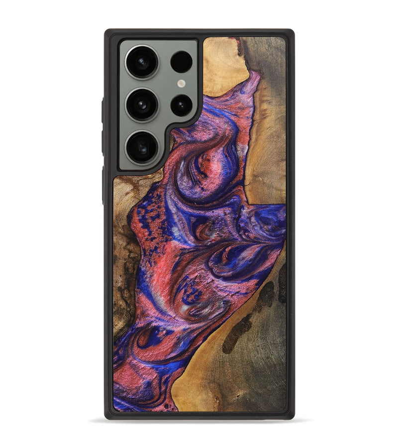 Galaxy S23 Ultra Wood+Resin Phone Case - Lynette (Mosaic, 700168)