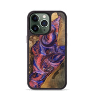 iPhone 13 Pro Wood+Resin Phone Case - Lynette (Mosaic, 700168)
