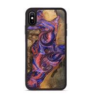 iPhone Xs Max Wood+Resin Phone Case - Lynette (Mosaic, 700168)