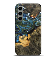 Galaxy S23 Plus Wood+Resin Live Edge Phone Case - Susie (Blue, 700220)