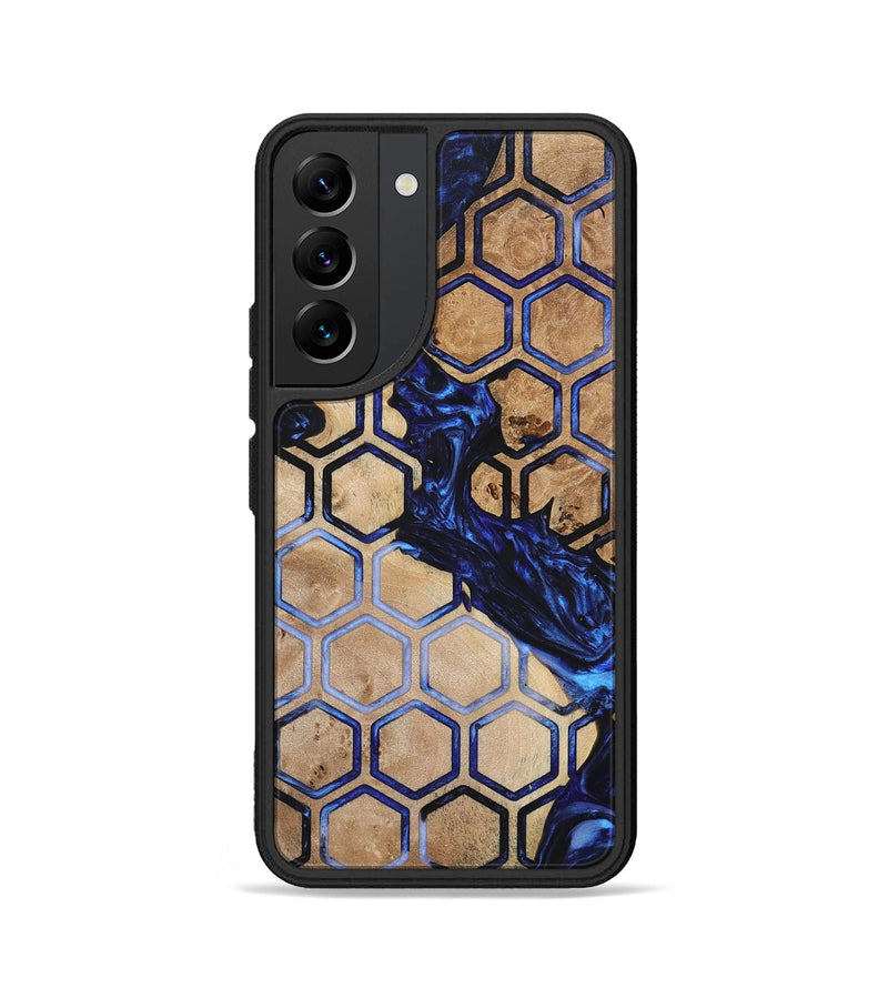 Galaxy S22 Wood+Resin Phone Case - Kameron (Pattern, 700280)