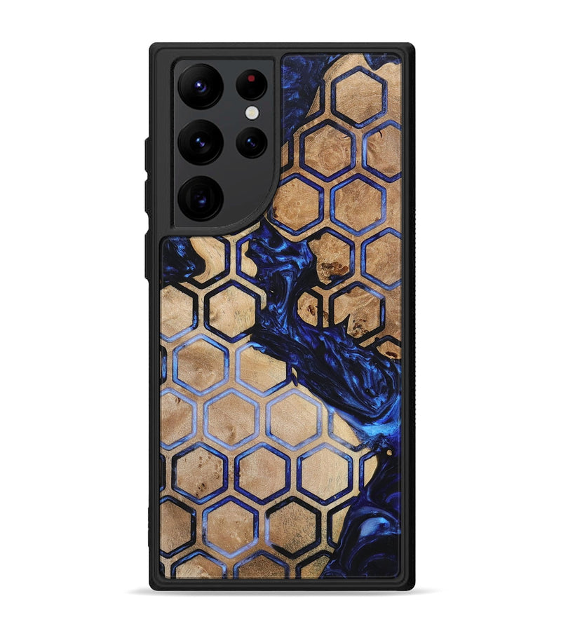 Galaxy S22 Ultra Wood+Resin Phone Case - Kameron (Pattern, 700280)
