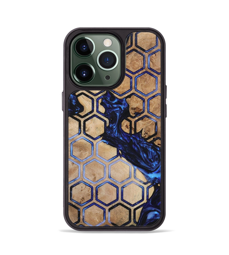 iPhone 13 Pro Wood+Resin Phone Case - Kameron (Pattern, 700280)