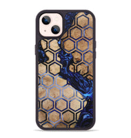 iPhone 14 Plus Wood+Resin Phone Case - Kameron (Pattern, 700280)