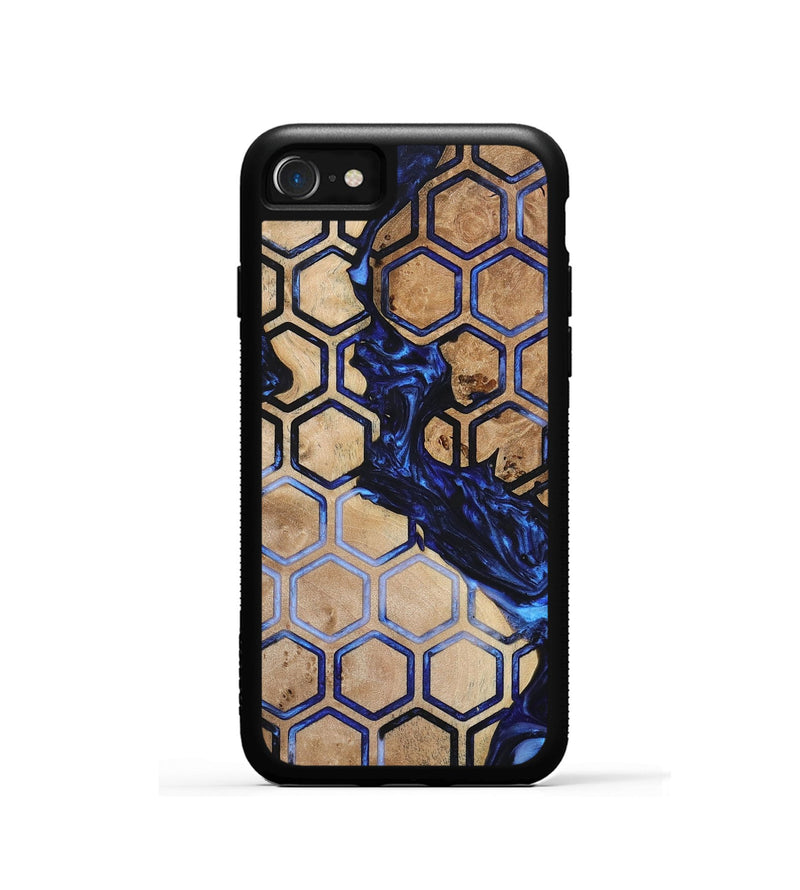 iPhone SE Wood+Resin Phone Case - Kameron (Pattern, 700280)
