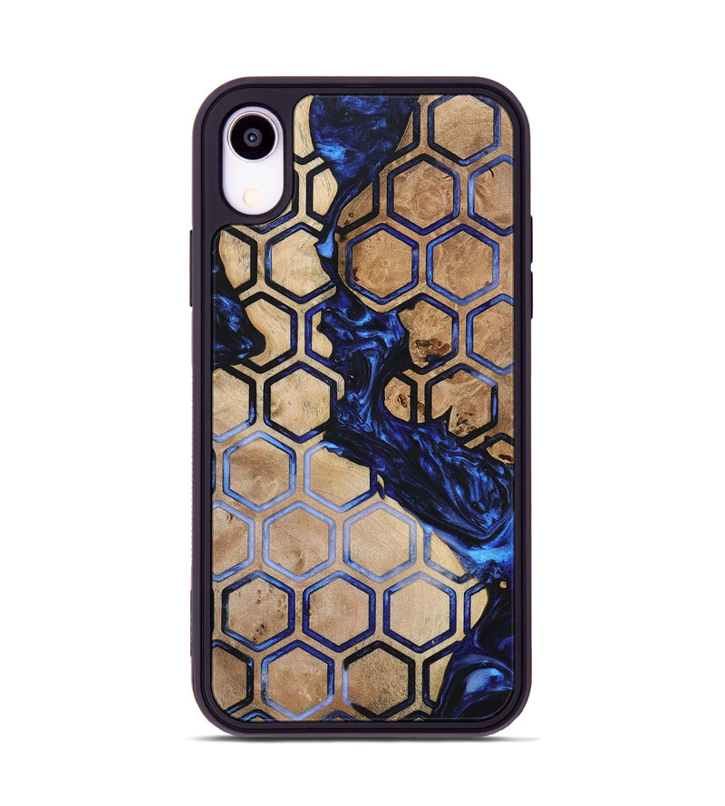 iPhone Xr Wood+Resin Phone Case - Kameron (Pattern, 700280)