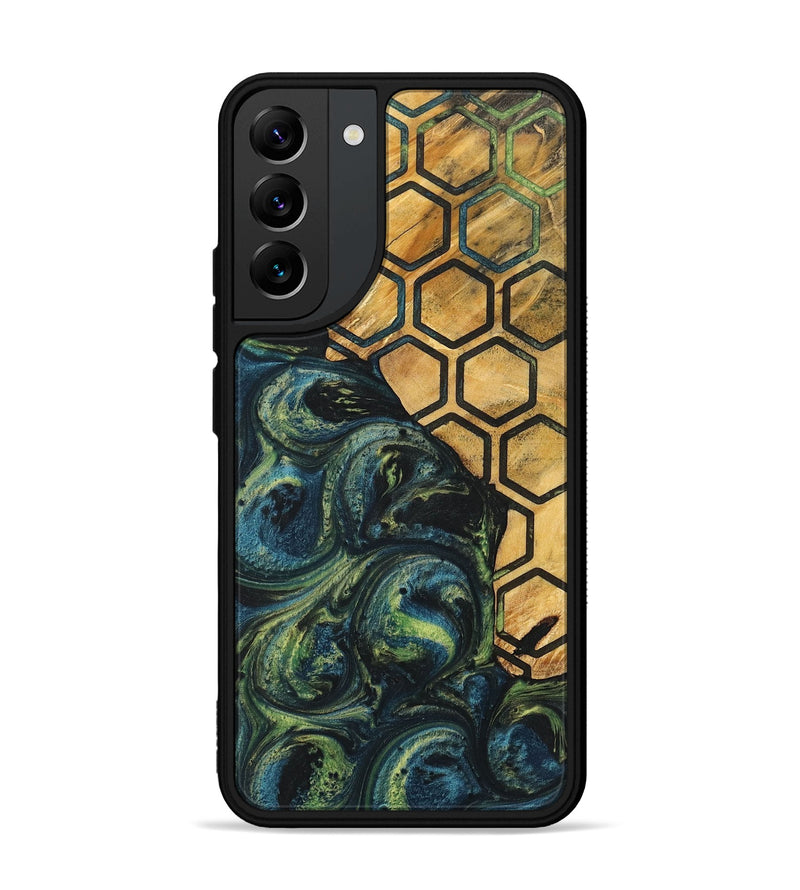 Galaxy S22 Plus Wood+Resin Phone Case - Jane (Pattern, 700284)
